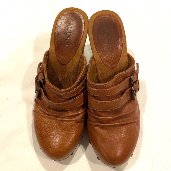 Aldo leather clogs - Picture 3 of 8